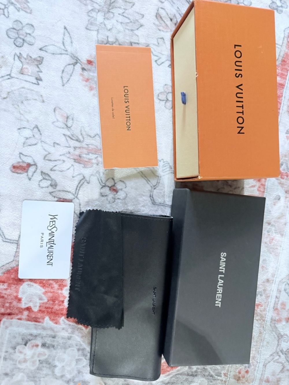 Saint Laurent, louis vuitton Sunglass BOXES set